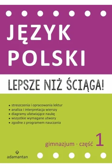 J�zyk polski gimnazjum lepsze ni� �ci�ga cz�� 1