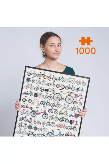 Puzzle Puzzlove CzuCzu 1000 el. Rowery Bright Junior Media
