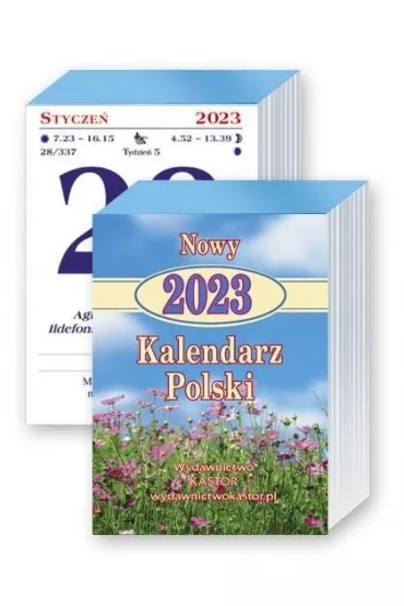 Kalendarz 2023 Nowy Kalendarz Polski