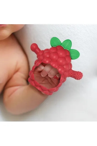 Gryzak silikonowy Razberry Grip, b��kitny RazBaby