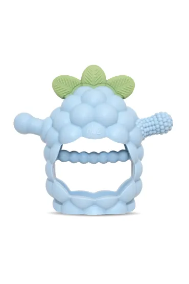 Gryzak silikonowy Razberry Grip, b��kitny RazBaby