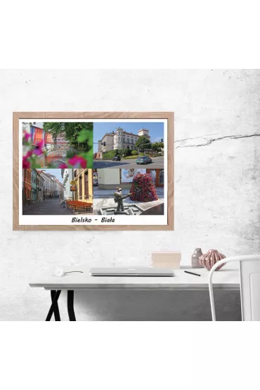 Bielsko-Bia�a - plakat premium 60x40 cm