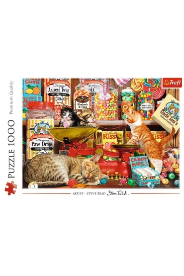 Puzzle 1000 el. Kocie s�odko�ci Trefl