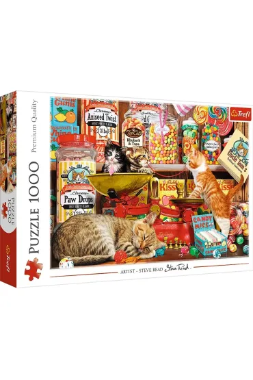 Puzzle 1000 el. Kocie s�odko�ci Trefl