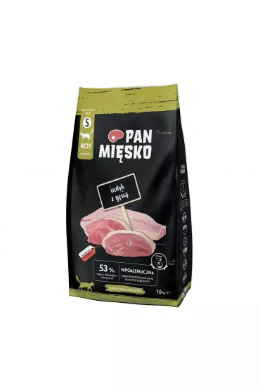Pan Misko Karma sucha dla kota Indyk z gsi chrupki S 1.6 kg