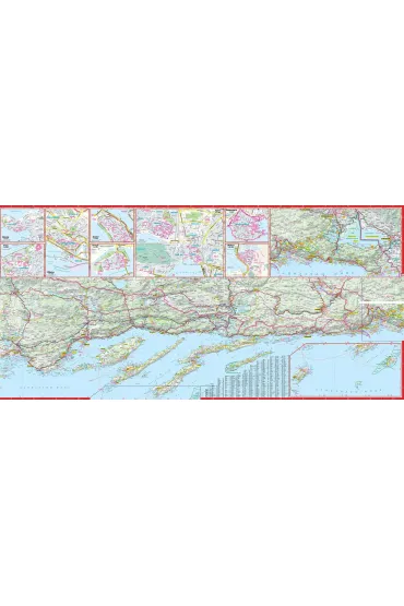 Chorwacja i Czarnog�ra mapa wybrze�a 1:300 000 laminat 2023