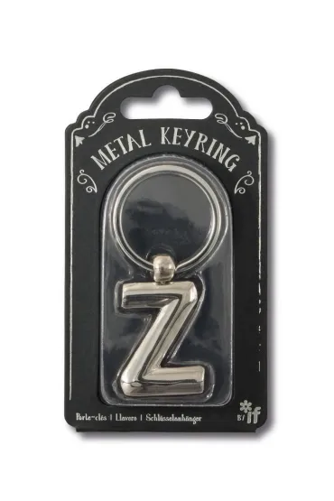 If Silver Letter Keyring - brelok do kluczy litera Z
