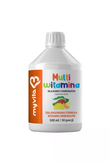 MyVita Multiwitamina dla dzieci i doros�ych w p�ynie Suplement diety 500 ml