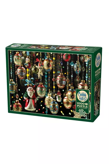 Puzzle 1000 el. �wi�teczne ozdoby Cobble Hill