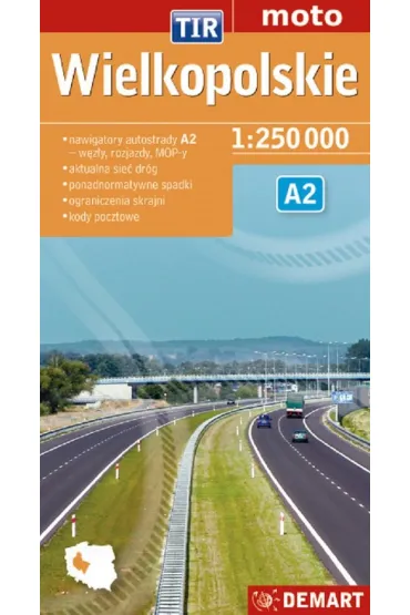 Wielkopolskie TIR &ndash; mapa samochodowa