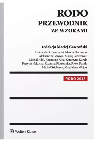 RODO. Przewodnik ze wzorami