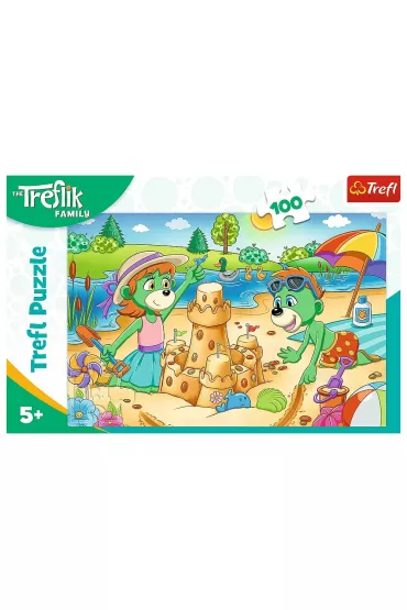 Puzzle 100 el. Dzie� Treflik�w