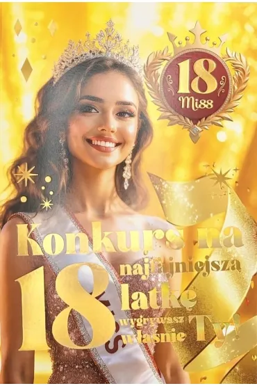 Yeku Karnet 6K z szarf� urodzinow�