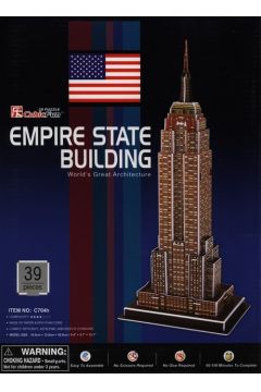 Puzzle 3D 39 el. Empire State Building Cubic Fun