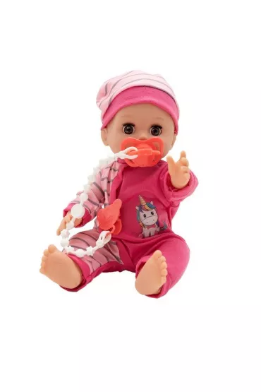 Lalka Tosia z wanienk� w r�owym ubranku Askato