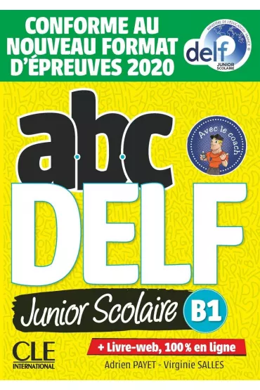 ABC DELF B1 junior scolaire ksi��ka + DVD + zawarto�� online Nowa formu�a 2021 - Adrien Payet, Virginie Salles
