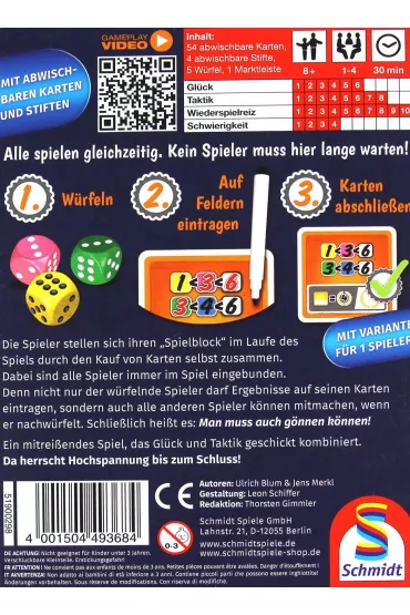 Gra Czego chcesz? G�nnen K�nnen Schmidt Spiele-Gry - Ulrich Blum