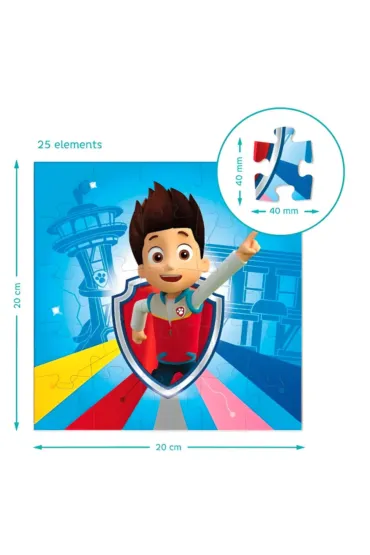 Puzzle 3w1 (25+36+54 el.) Paw Patrol Dodo