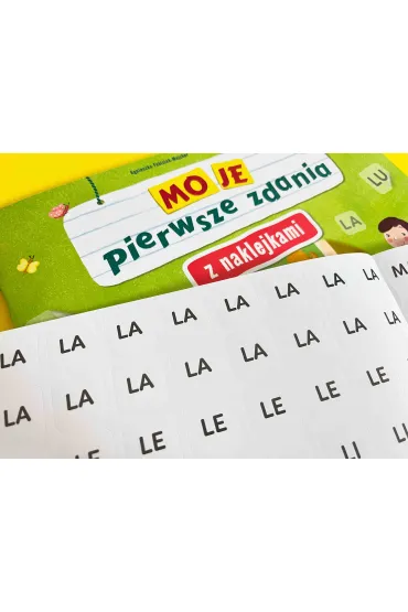 Moje pierwsze zdania z naklejkami wielokrotnego u�ytku zeszyt 1 - Agnieszka Fabisiak-Majcher, El�bieta �awczys