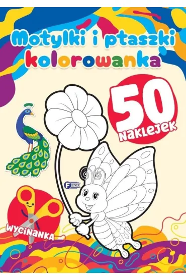 Motylki i ptaszki. Kolorowanka