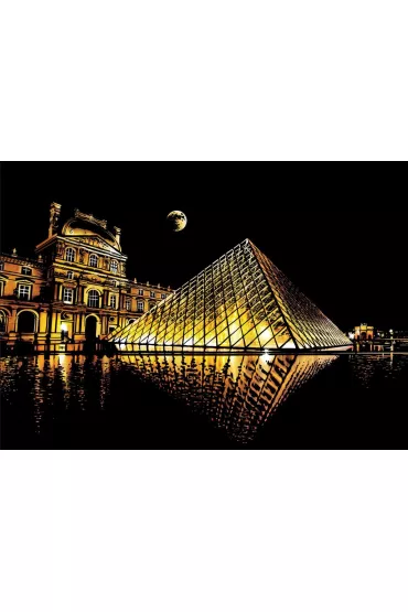 Twoje Hobby Louvre. Magiczna zdrapka - wydrapywanka 40.0 x 28.5 cm