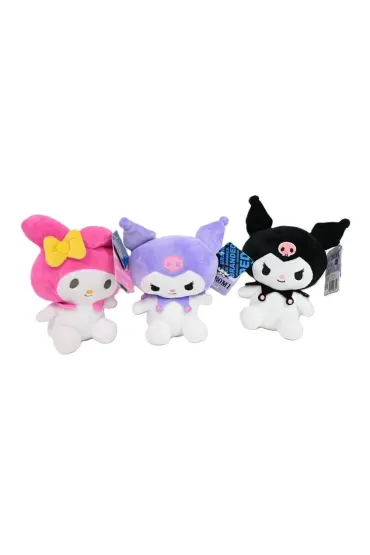 Hello Kitty - 18cm plusz Kuromi i Melody - mix Branded Toys