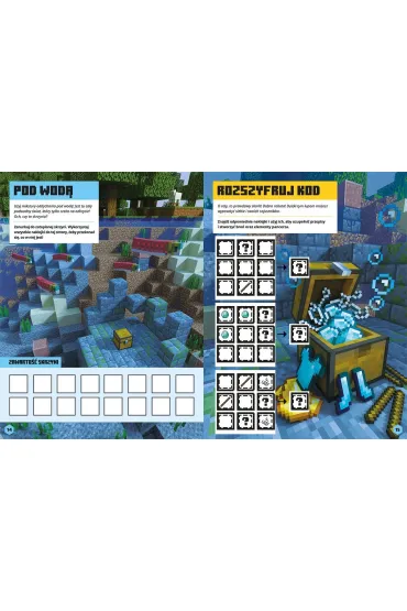 Moby atakuj�. Minecraft. Naklejkowa przygoda