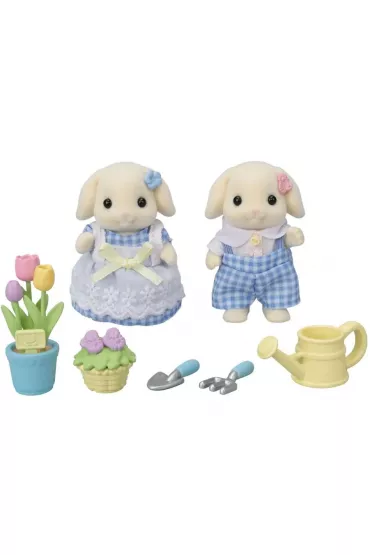 Zestaw kwiatowy z figurkami Flora Rabbit