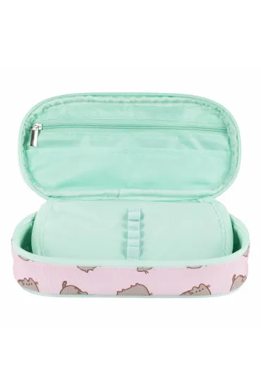 St. Majewski Pirnik saszetka z wewntrzn klapk Pusheen pink