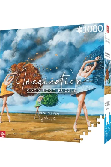 Puzzle 1000 el. Imagination: Rafa� Olbi�ski The Shape of Color Green Good Loot