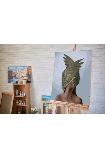 Twoje Hobby Malowanie po numerach - Dziewczyna z or�em 40x50cm