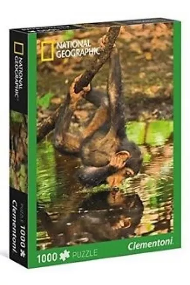 Puzzle 1000 el. National Geographic Chimpanzee 39301 Clementoni