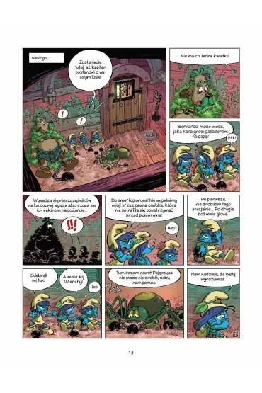 W�druj�ca wyspa. Smerfy i wioska dziewczyn. Tom 6 - Parthoens Luc, Laurent Cagniat, Thierry Culliford