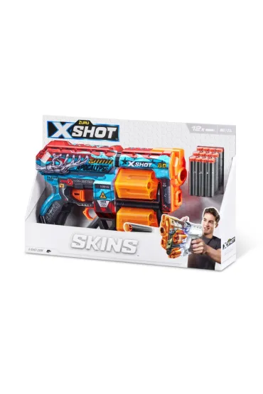 WYRZUTNIA X-SHOT APOCALYPSE SKINS DRED na pistolet+strza�ki do wyrzutni Zuru
