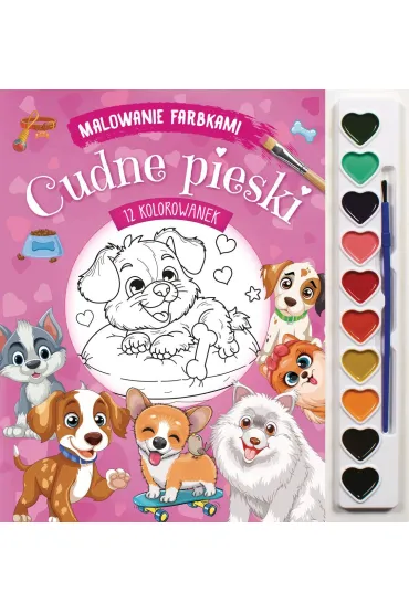 Malowanie farbkami. Cudne pieski - Izabella Sie�ko-Holewa