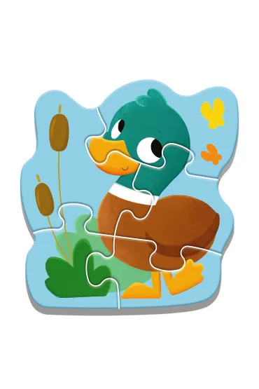 Puzzle Baby Classic - Bobaskowe zwierz�tka Trefl
