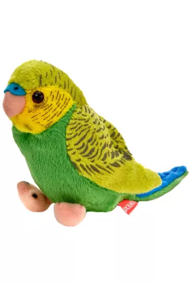Papuga falista zielono-niebieska 13cm Beppe