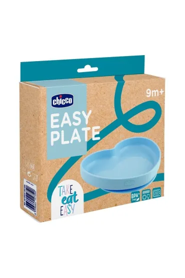 Chicco Talerz silikonowy serce 9m+
