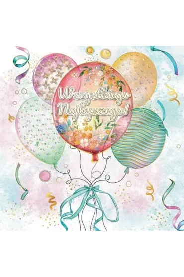 Henry Karnet KW Urodziny - Bukiet Balon�w