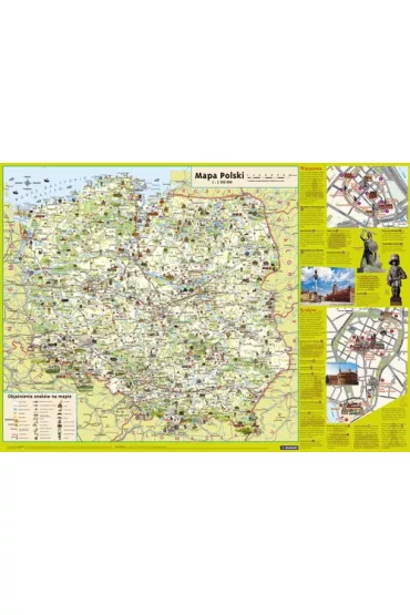 Plansza edukacyjna - Mapa Polski Junior
