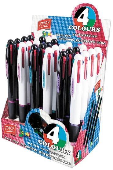 Easy Stationery D�ugopis czterokolorowy 4 kolory