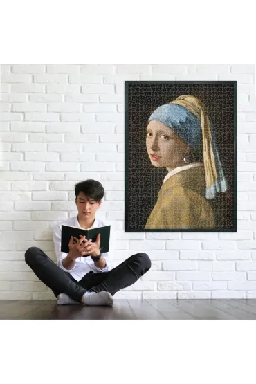 Puzzle 1000 el. Museum. Dziewczyna z per��, Jan Vermeer Clementoni