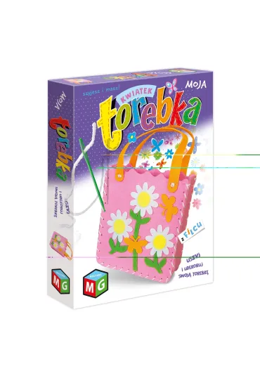 Moja torebka z filcu Kwiatek Multigra