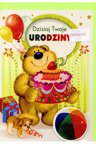 Top Graphic Karnet BOG Urodziny dzieci�ce B6 BR mix wzor�w