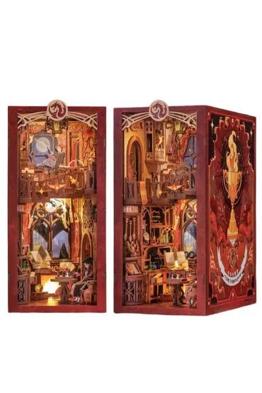 Puzzle Miniaturowy domek Book Nook Pok�j Wsp�lny Szko�y Magii Habarri
