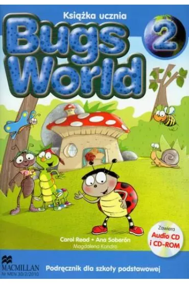 Bugs World 2. Podr�cznik z p�yt� CD - Magdalena Kondro, Ana Soberon, Carol Read
