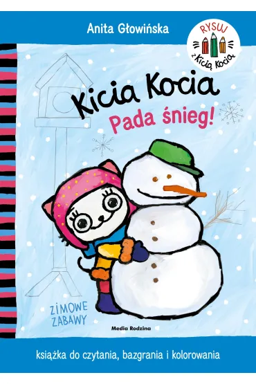 Kicia Kocia. Pada �nieg. Kolorowanka - Anita G�owi�ska