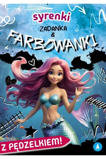 Ksi��ka edu. B5  Syrenki. Zadanka & farbowanki  P�DZELEK SKRZAT 980768 - Monika  �lizowska