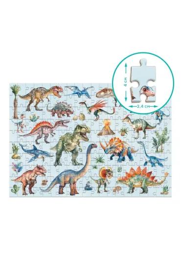 Puzzle 200 el. Montessori Dinozaury Dodo