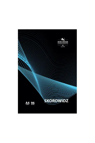 Koh-I-Noor Skorowidz A4 96k.twarda oprawa szyty 1szt.mix